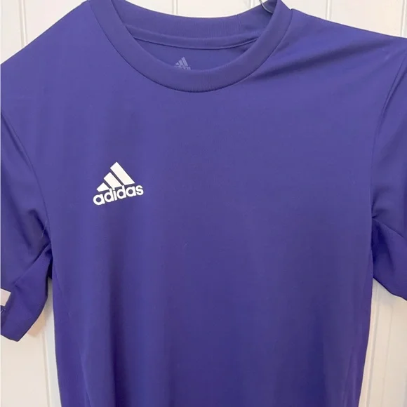 Adidas Men's Purple Sports Shirt aeroready small - Picture 3 of 5